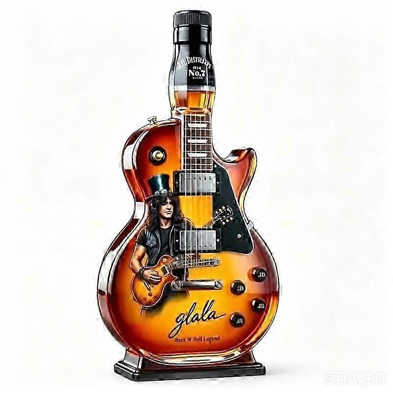 Whiskey Bottle Guitar Display Stand