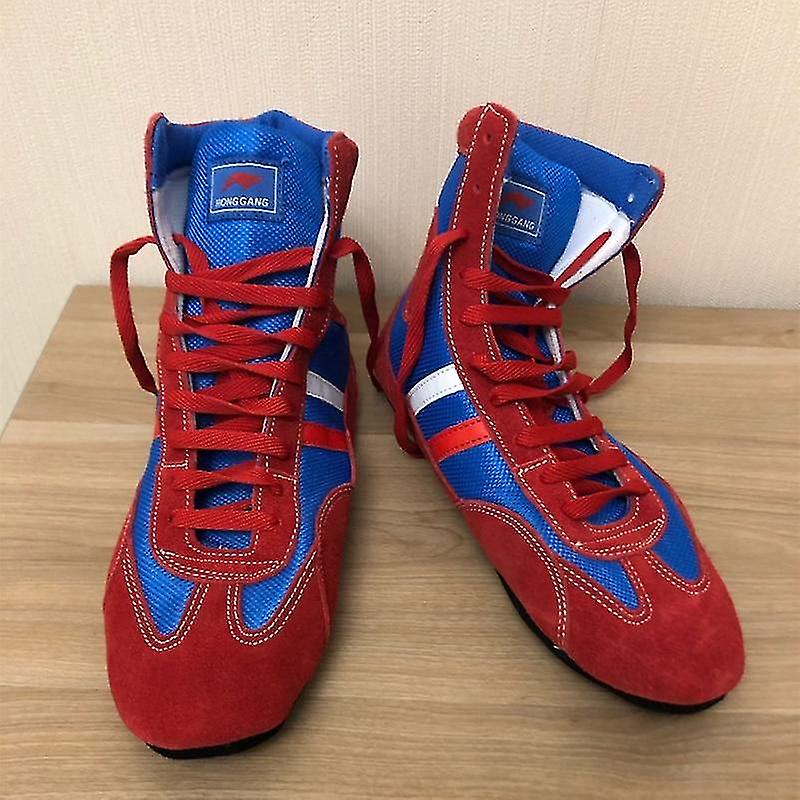 Soft Outsole Wrestling Shoes, Baskets de combat de boxe
