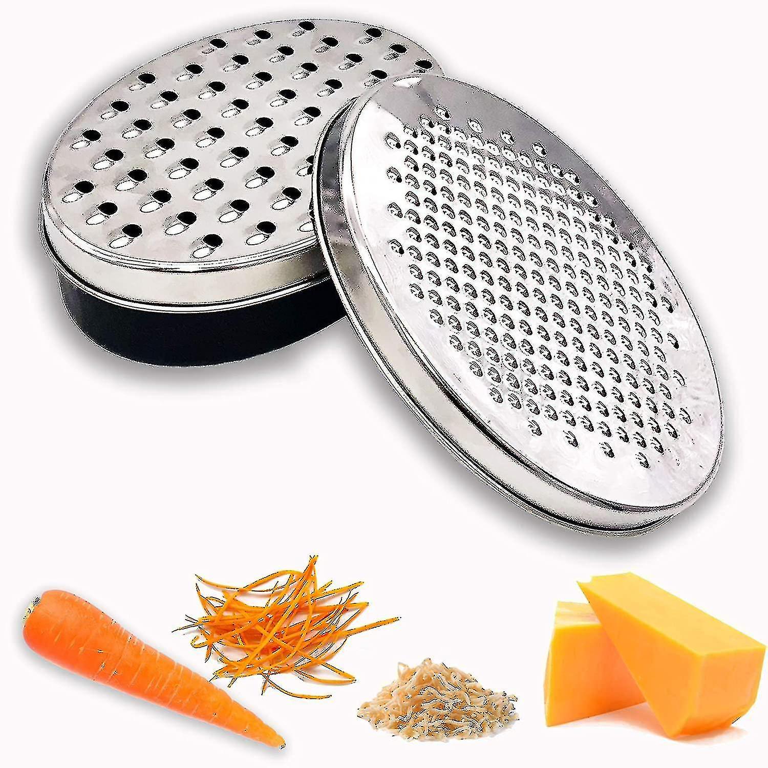 Cheese Grater, Non-slip Box Grater With Collection Container, Grate Cheese