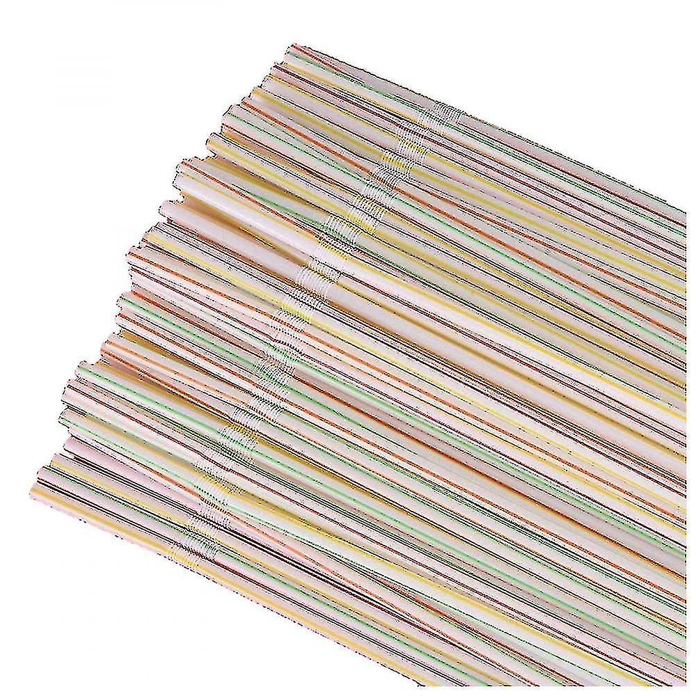 600pcs Straws Flexible Straws For Banquet Bar Drinks