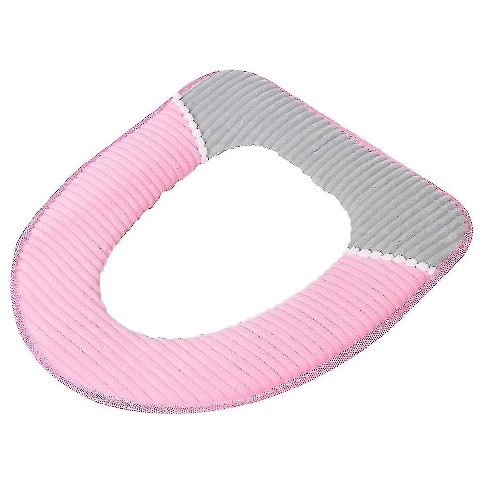 コーデュロイトイレカバーパッド厚く洗えるトイレパッド冬