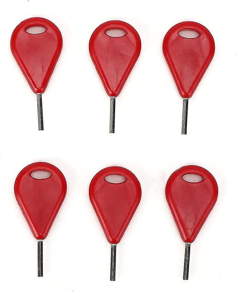 Surfboard Fin Key Plastic Handle Light Weight 6 Pcspack Surfing Equipment For Surf For Surfboard
