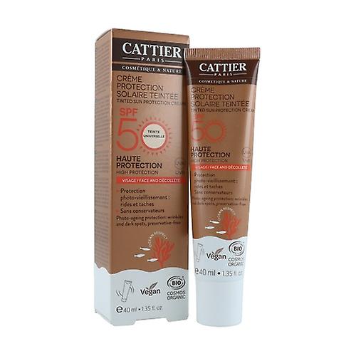 Tinted protection cream SPF 50 face and décolleté 40 ml