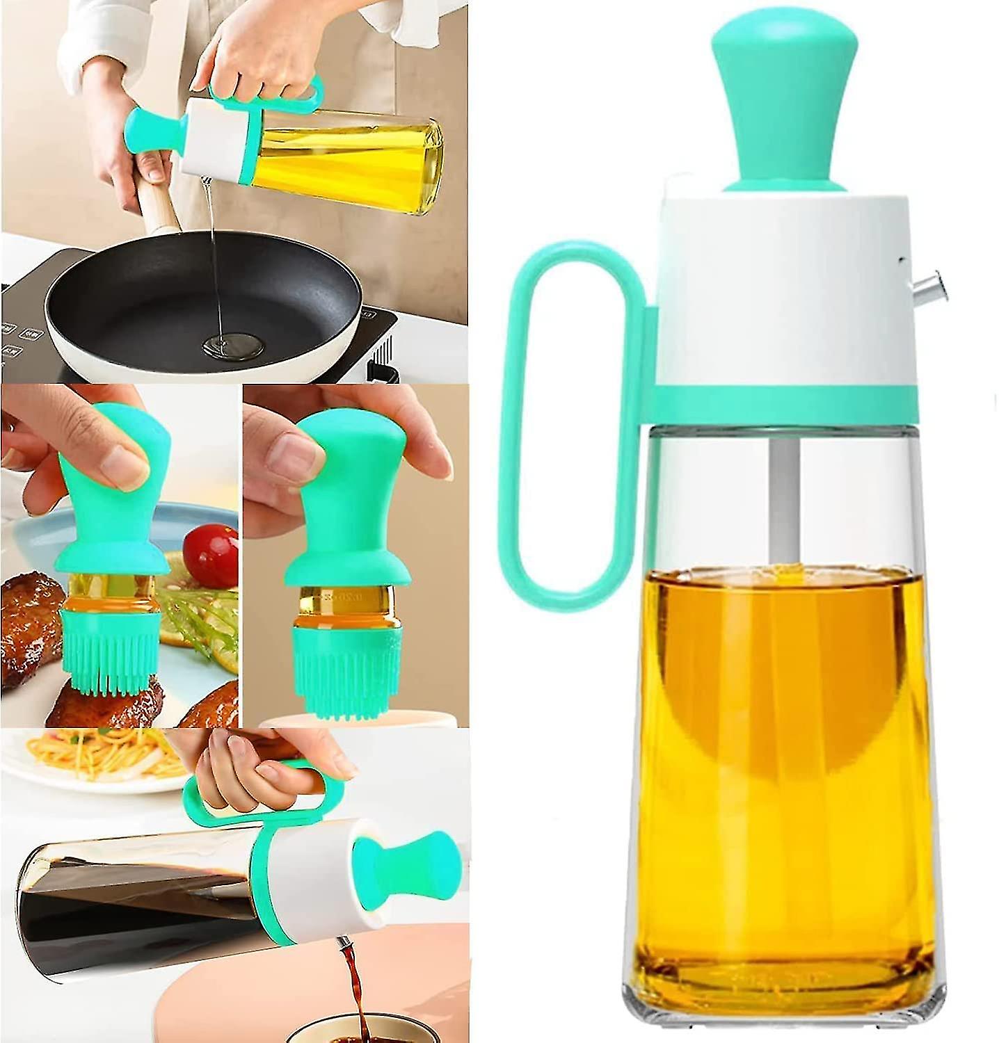 Olive Oil Dispenser With Silicone Brush