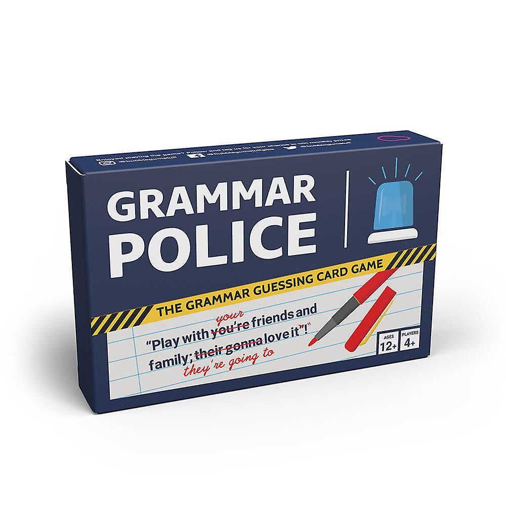 Bubblegum Stuff Grammar Guessing Card Police Game Ages 12 Years Up 4+ Players