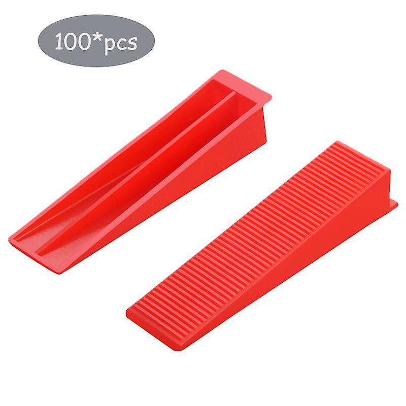 Tile leveling tool for fixing ceramic tiles, leveling tool, plastic wedges for crimping