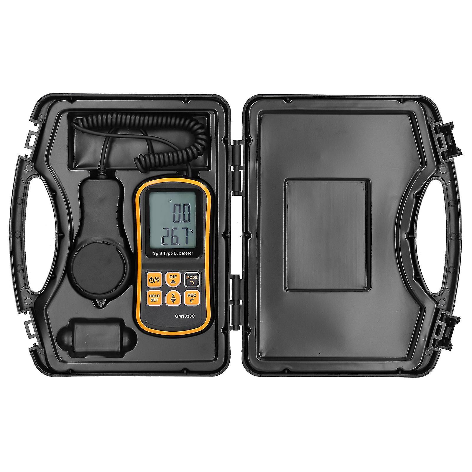Gm1030c 0~200,000 Lx Digital Light Meter High Accuracy Autoranging Portable Luxmeter Photometer