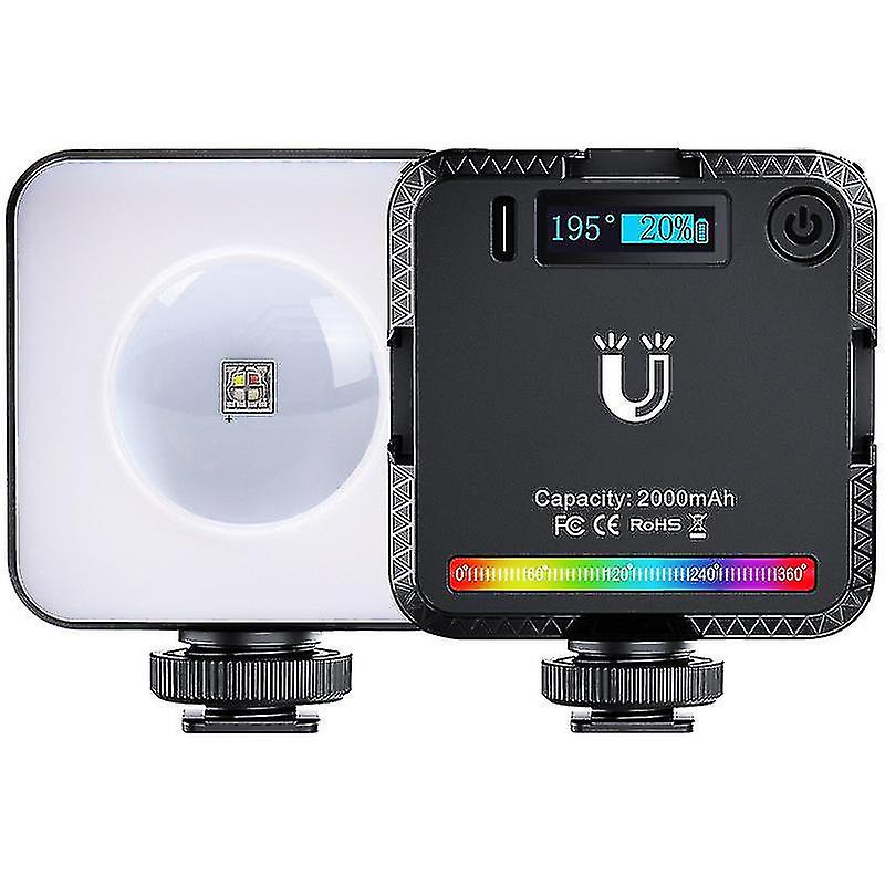 Rgb Video Light Led Sunlight Rainbow Projection Magnetic Design For Photography Self Lighting Photo Studio Live Tiktok Fill Lamp