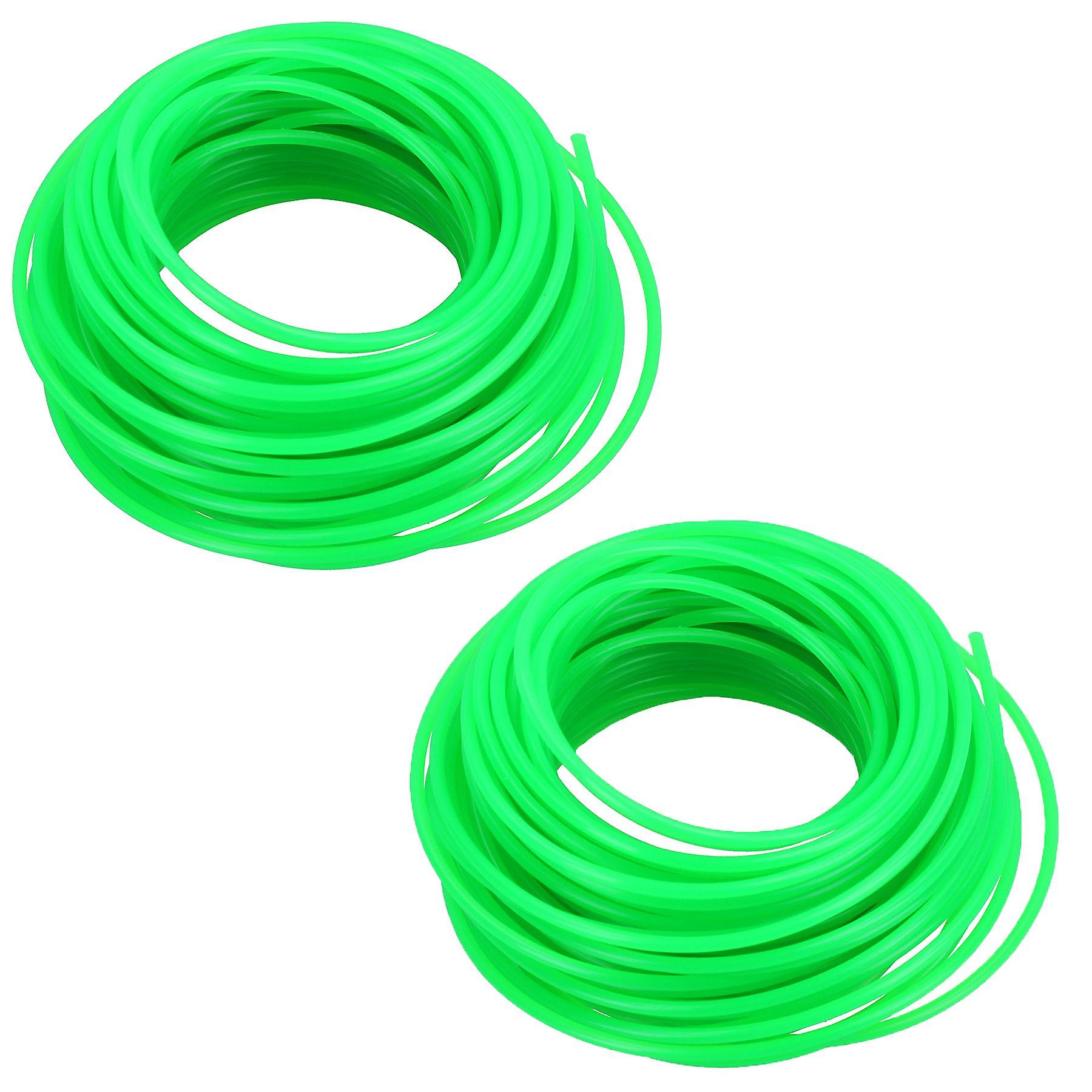 Garden Grass Trimmer Line Strimmer Replacement Cord Nylon 2mm x 15 Metre 2pk