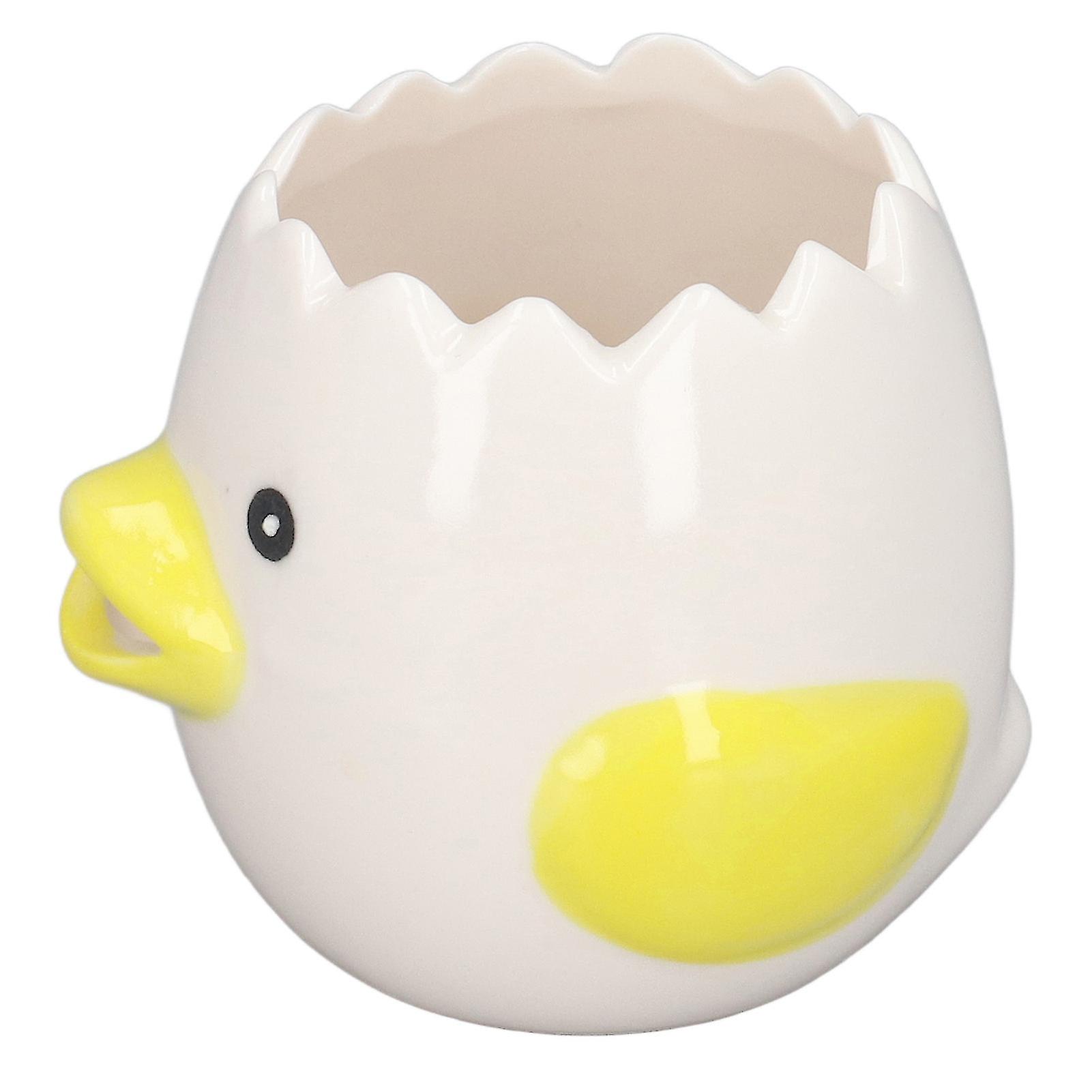 Egg White Yolk Separator Egg Liquid Separation Egg White Liquid Filter Yolk Separation Yellow 