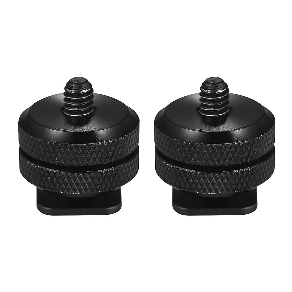 2pcs Camera Hot Shoe Mount to 1/4