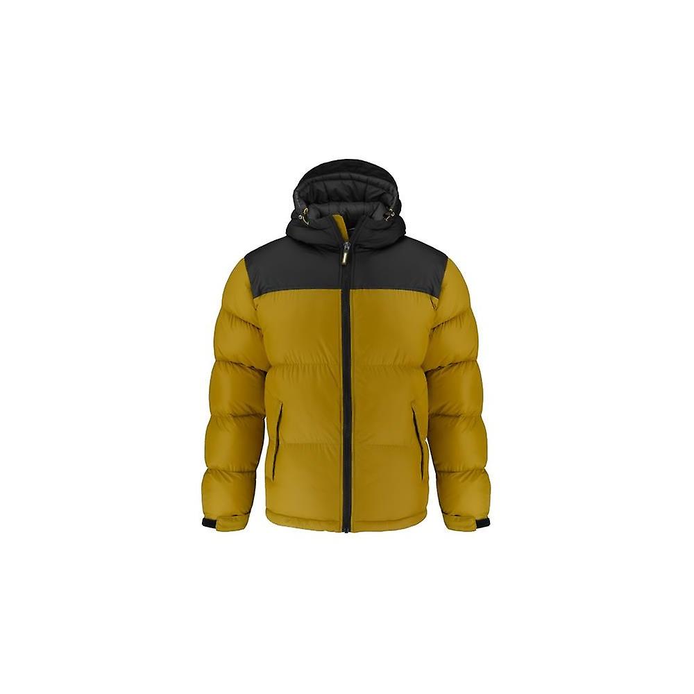 Jacket Monotox Puffer H Mustard BlackMX22124