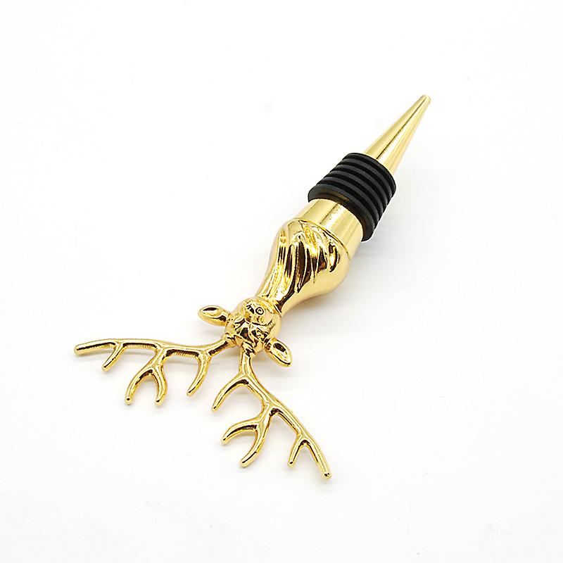 Deer Head Bottle Stopper - Wine Stopper For Bottles, Novelty Reus
