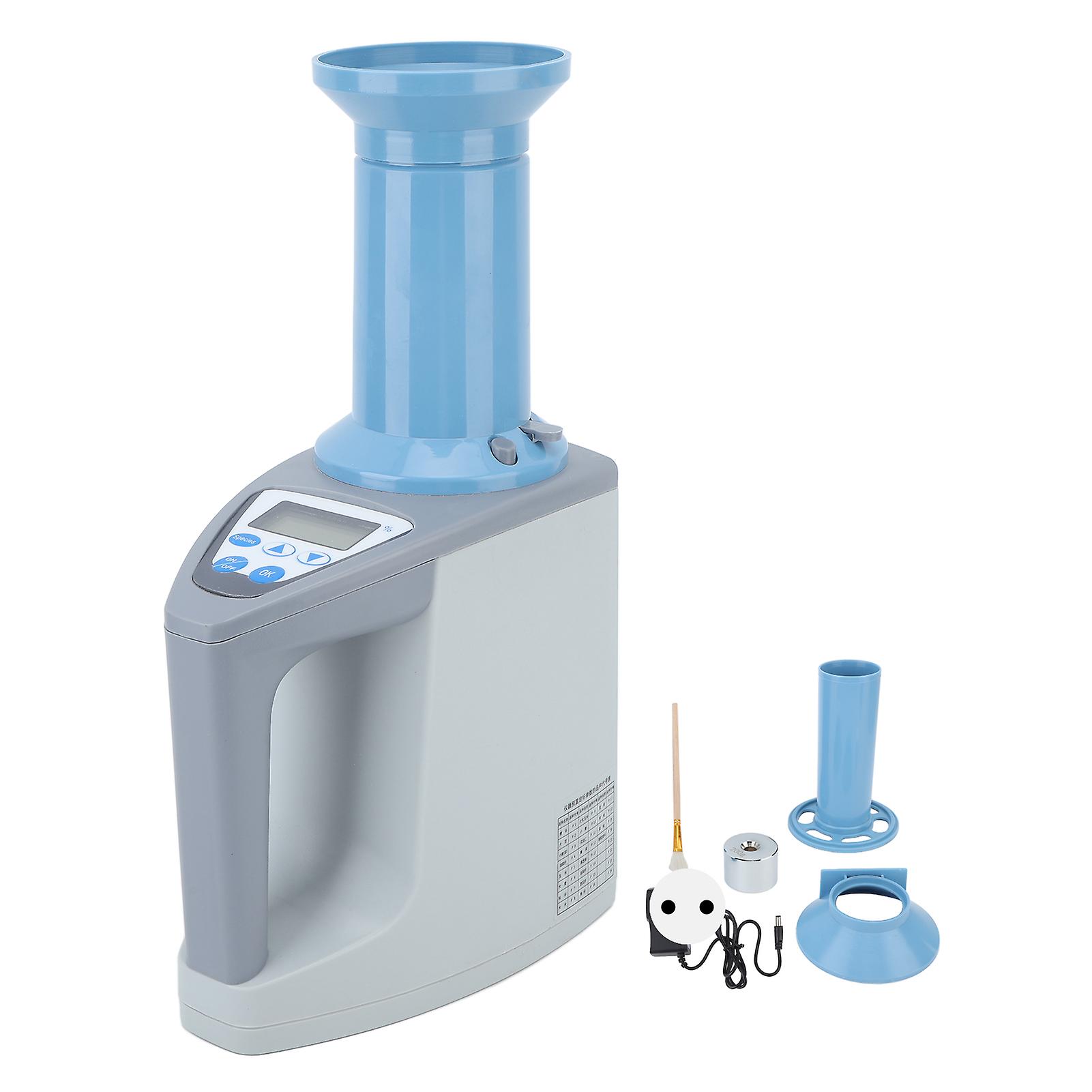 Smart Grain Moisture Meter, Humidity Tester for 20 Grains Soybean Corn Barley EU Plug 100-240V