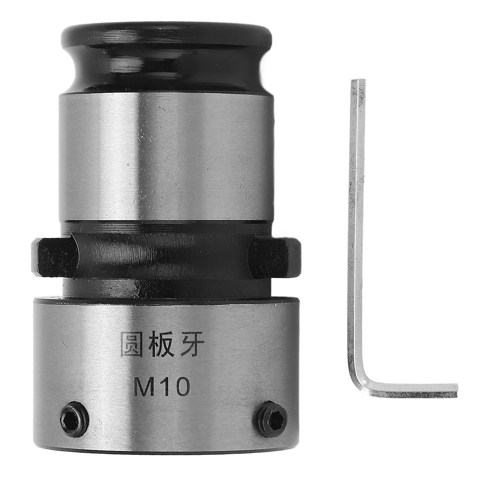 Round Die Chuck 31mm Outer Diameter Carbon Steel Firm Clamping Precise Lathe Tool Round Die Tapping Collet