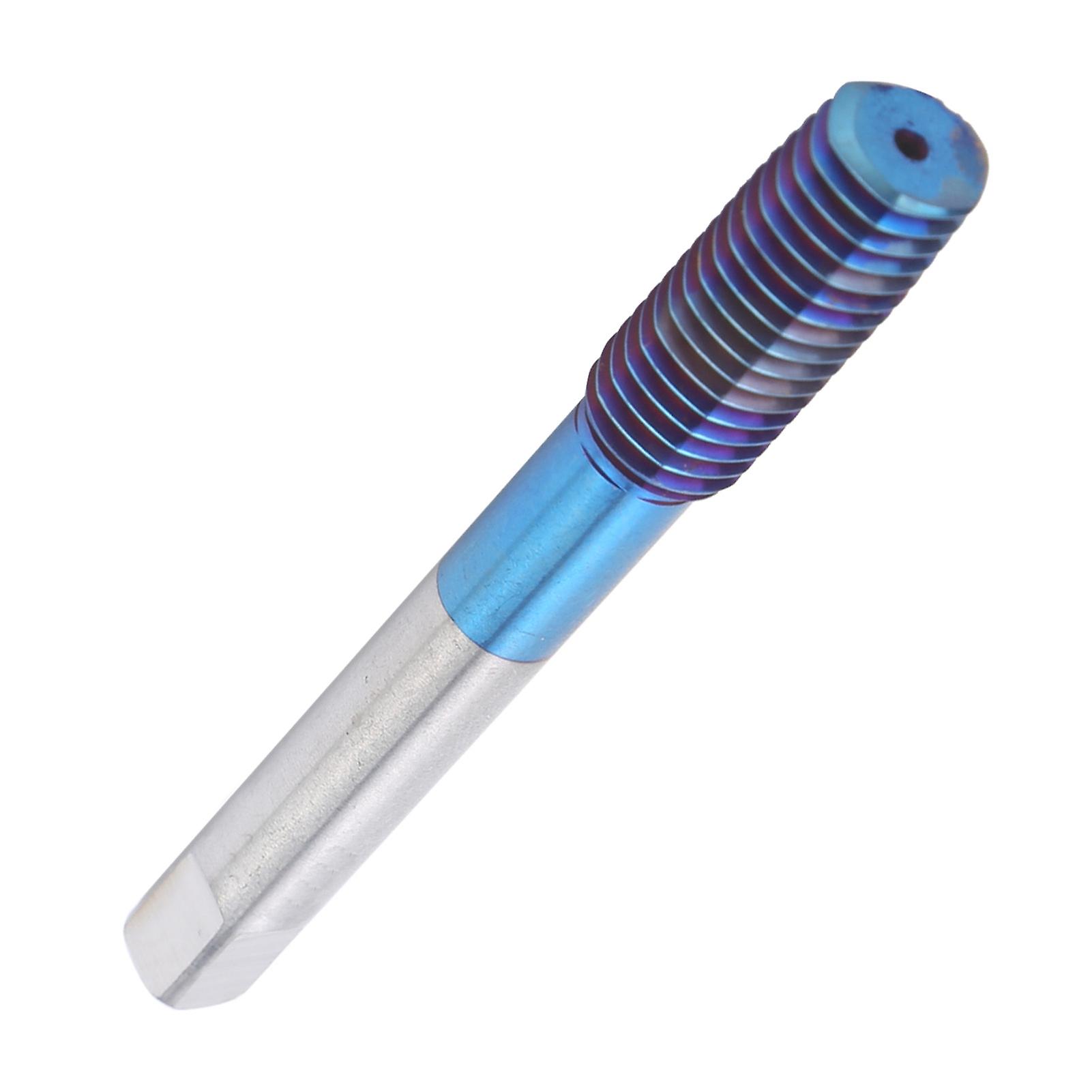 Thread Tap Nano Blue Coating Tungsten Steel Metric Straight Handle Machine Tapping ToolM10