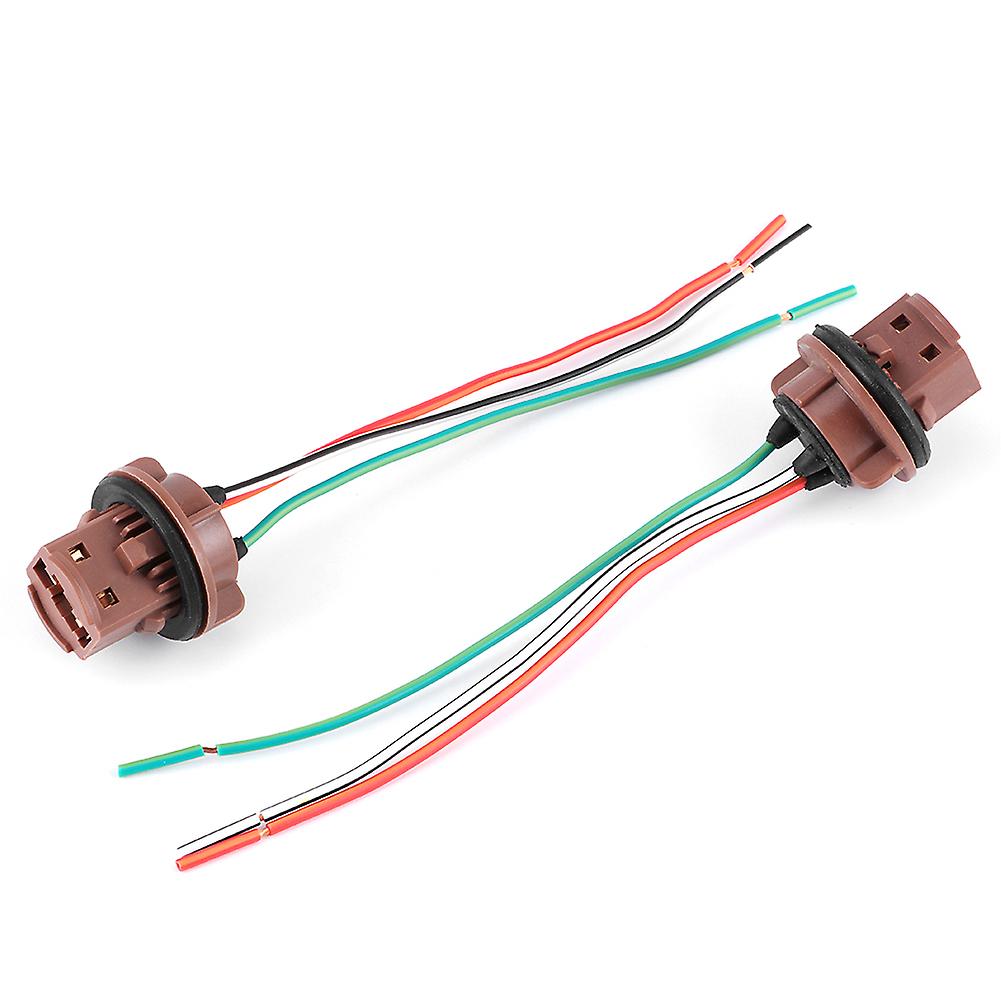 Lot de 2 prises de faisceau de câbles pour feux de freinage de voiture, pour ampoules 7440, 7441, 7443, 7444 T20 992A