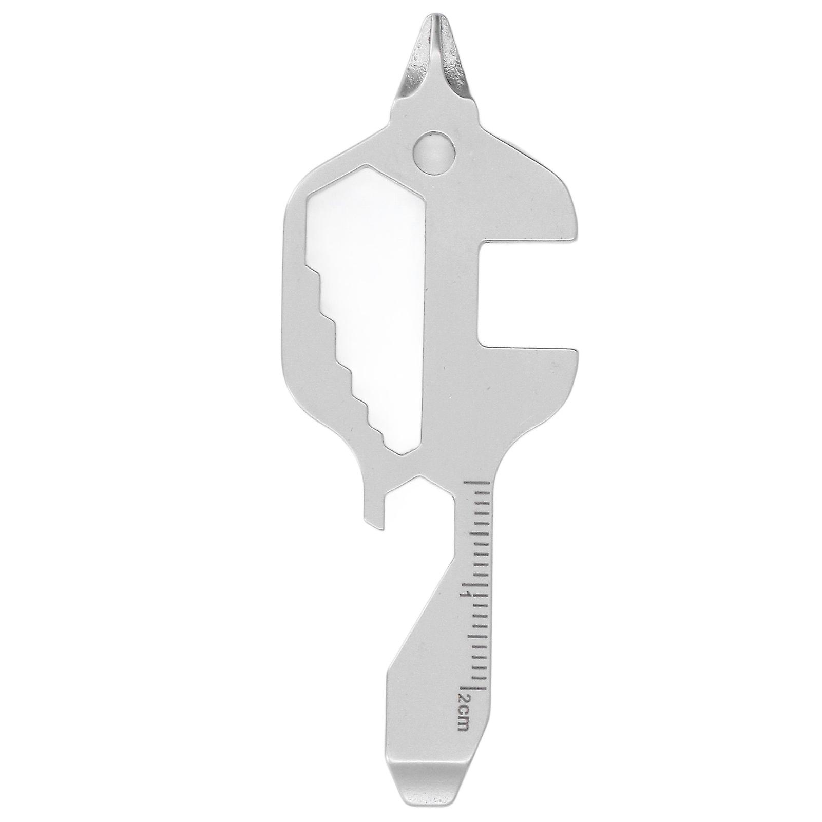 Fish-shaped pocket tool bottle opening, measuring