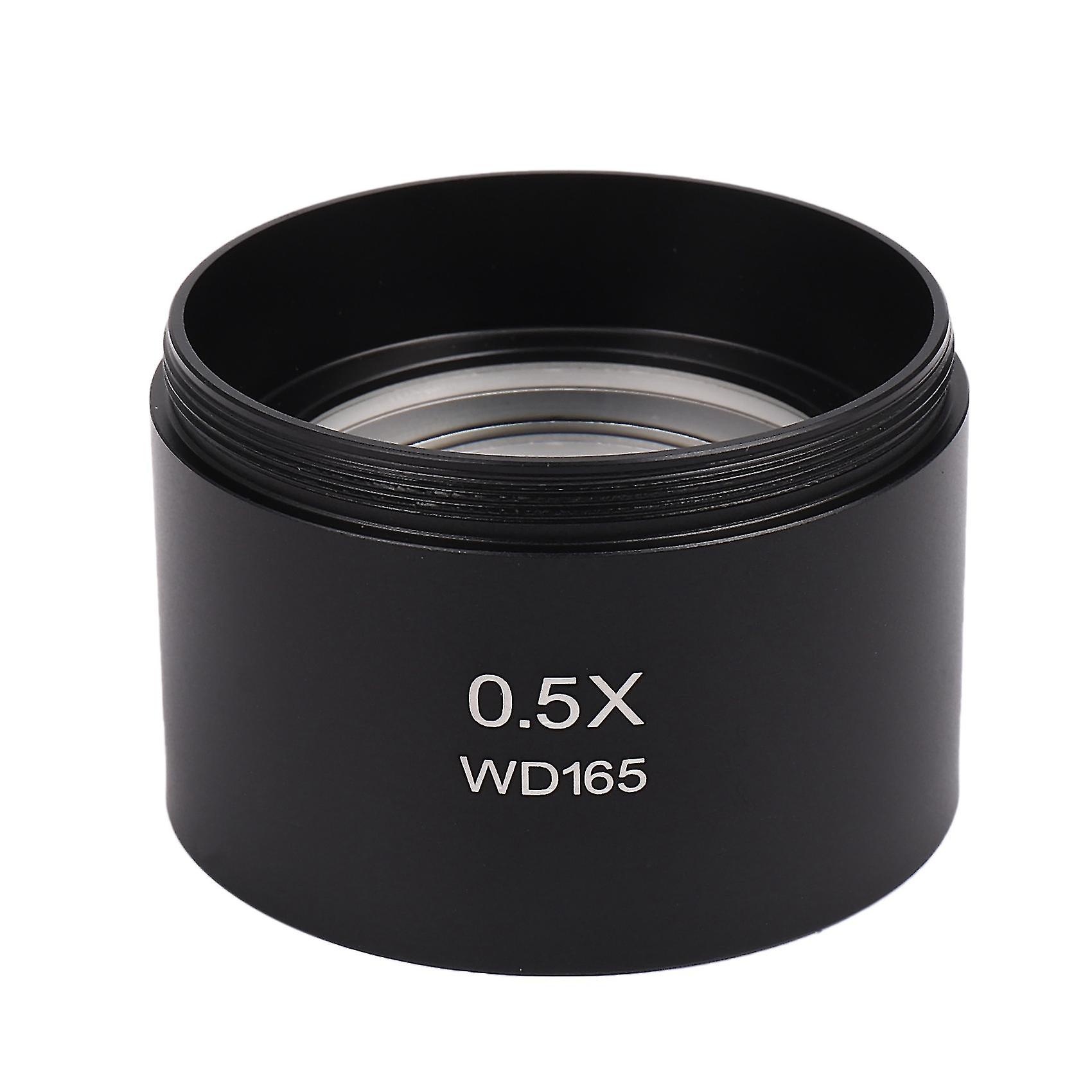 Wd165 0.5x Stereo Microscope Auxiliary Objective Lens Barlow Lens With 1-7/8 Inch(m48mm)mounting Th-yu