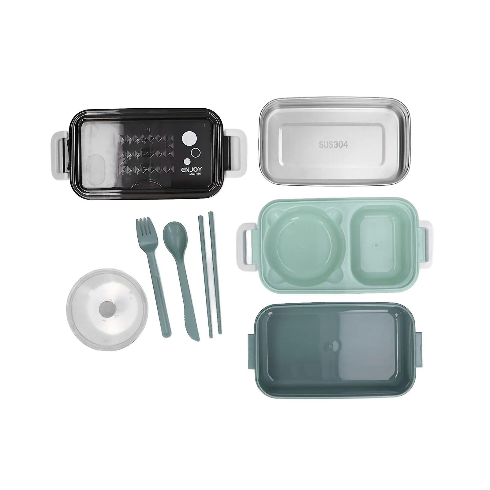 Lunch Box Stackable Container Thermal Lunch Box Outdoor Lunch Box for School for Household~7341