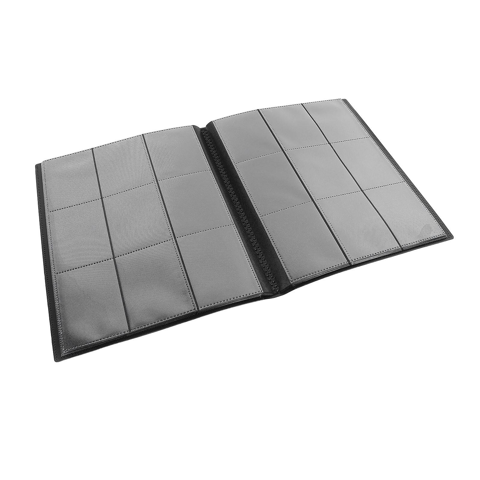 Card Collection Binder, 360 Pages Pages 9 Pocket Game Card Binder Collector Black