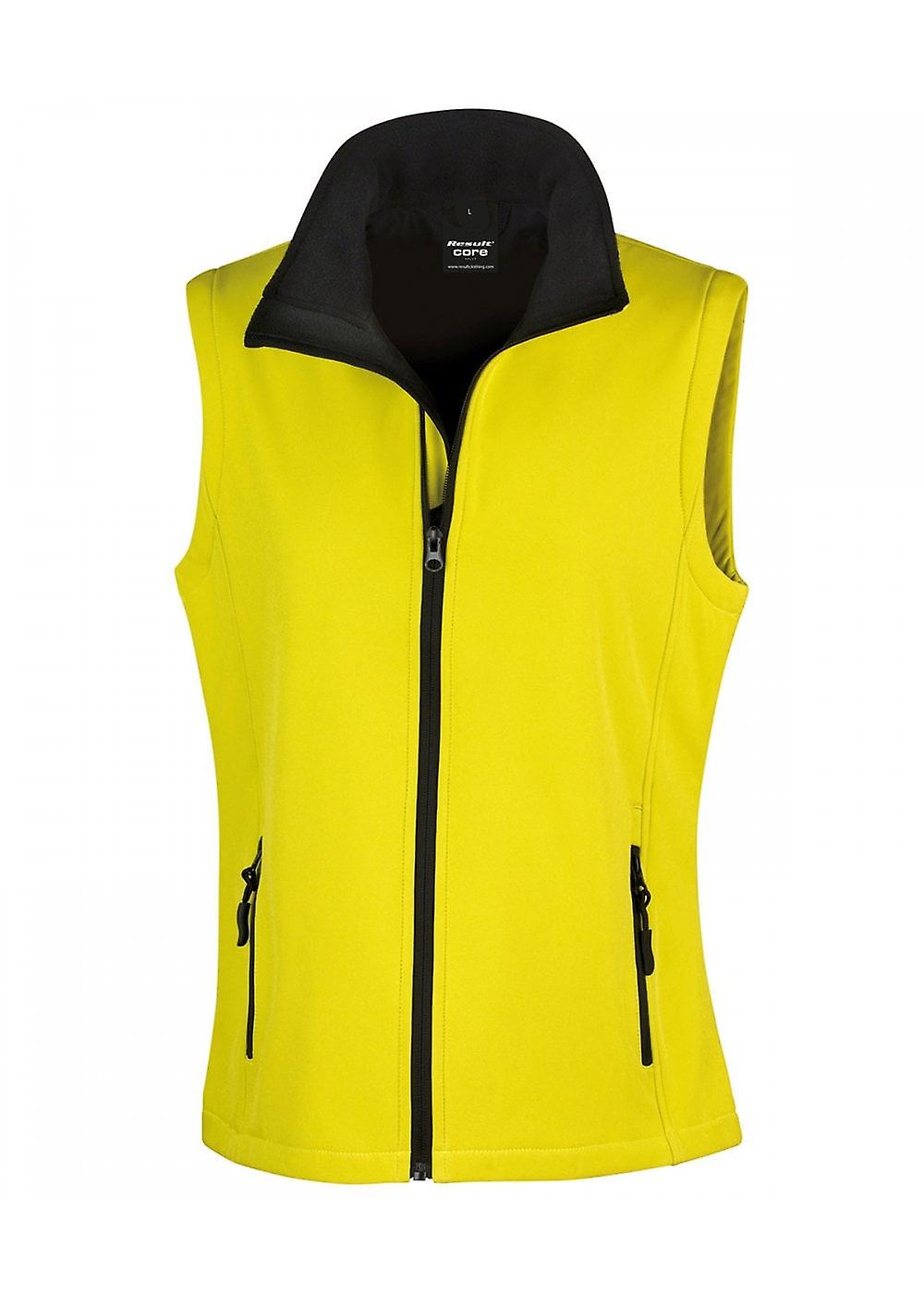 Women's Result Core Women's Printable Softshell Bodywarmer R232F
