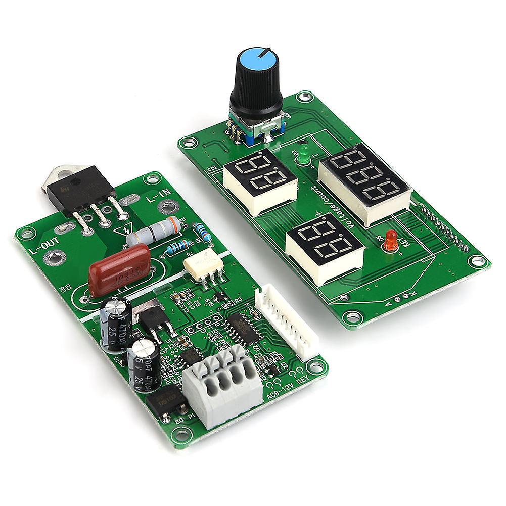 Spot welding time control module, digital display controller board (40A)