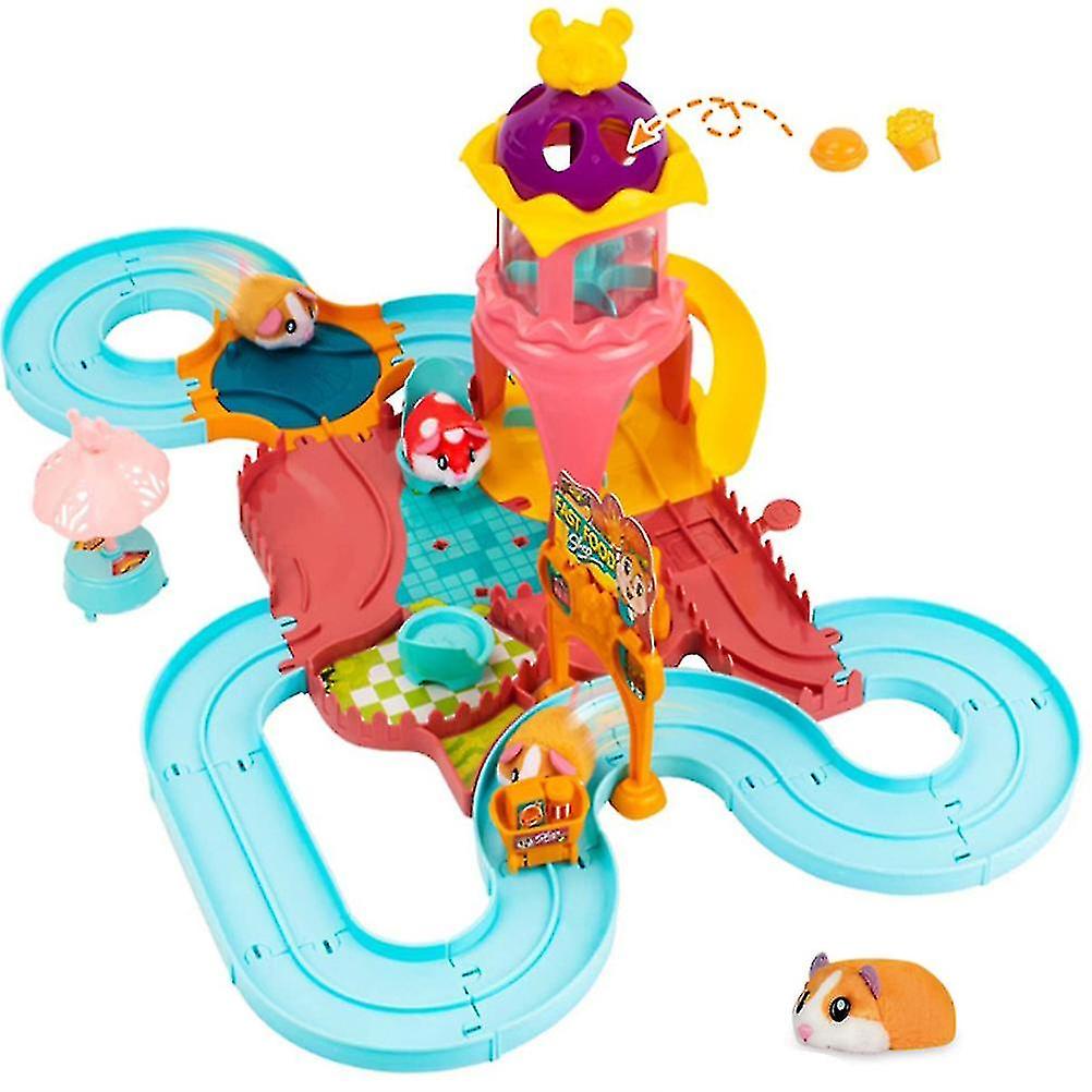 Criceto Racing Track Set giocattolo per bambini Criceti elettrici Giocattoli di gioco Bambini Regalo educativo per il compleanno di Natale