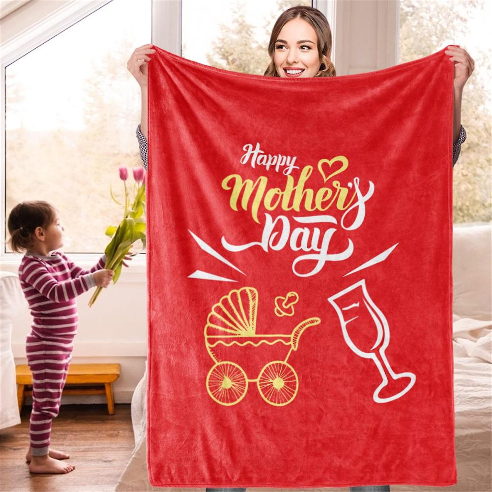 Blanket Breathable Soft Polyester Clear Printing Bright Color Machine Washable for Home Sofa