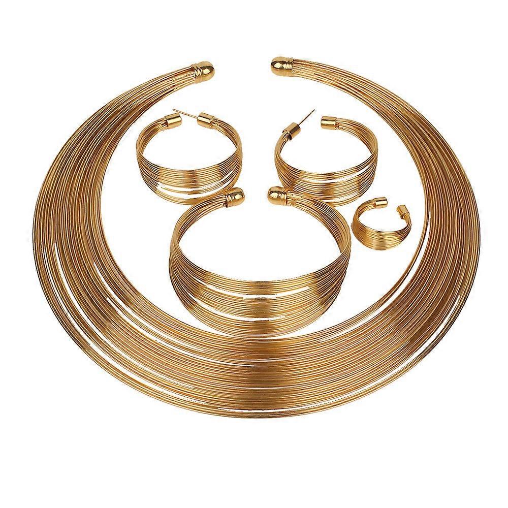 Exagerate africane colier bijuterii Set