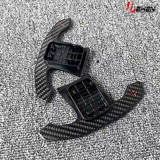 Fit For BMW 3/4/5/6/7Series G20 G30 G32 G80 G02 F90 F98 X3M Carbon Fiber Car Steering Wheel Panel Decoration Cover Trim