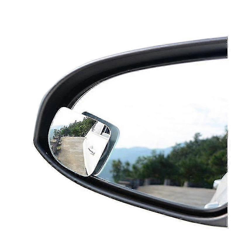 2 Pack Hd Borderless Adjustable Fan-shaped Blind Spot Mirror