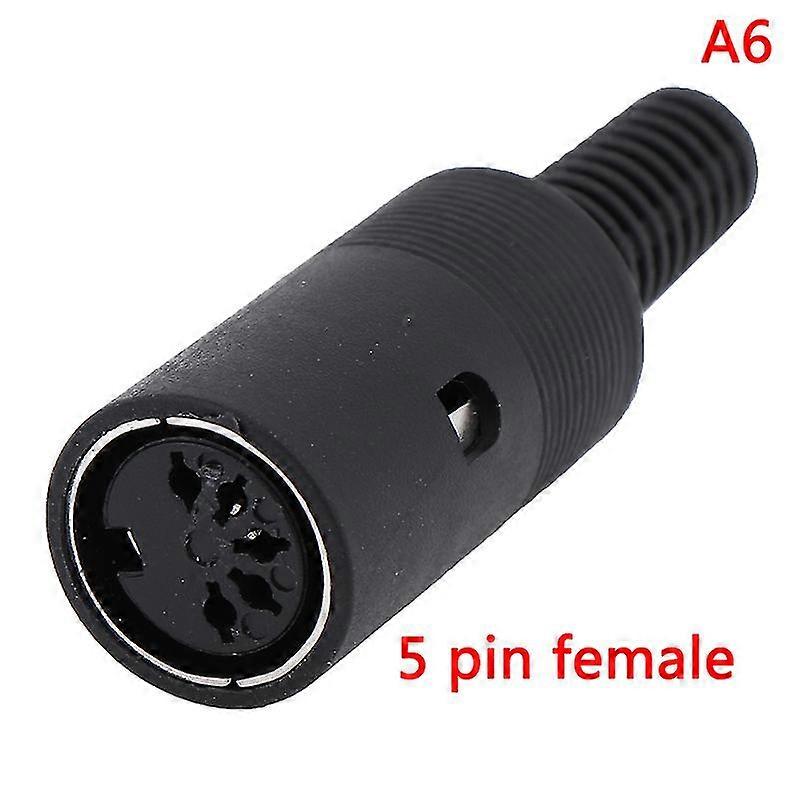 Din Plug Socket Connector 3/4/5/6/7/8 Pin Male/female Chassis Cable Mount