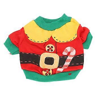 Hondenkerstshirt Schattig Stijlvol Zacht Warm Huisdier Winter Kerstkleding voor Honden Katten Huisdieren L
