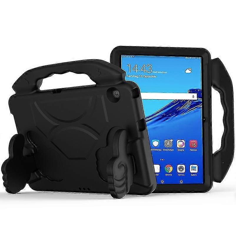 Eva Crianças Falling Proof Flat Shell protetor com suporte de polegar para Huawei Mediapad T5 10,1 polegadas