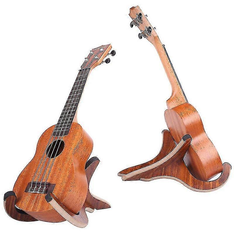 Barsinfi Gitarr Stativ Trä Akustisk Elgitarr Vikbart Stativ