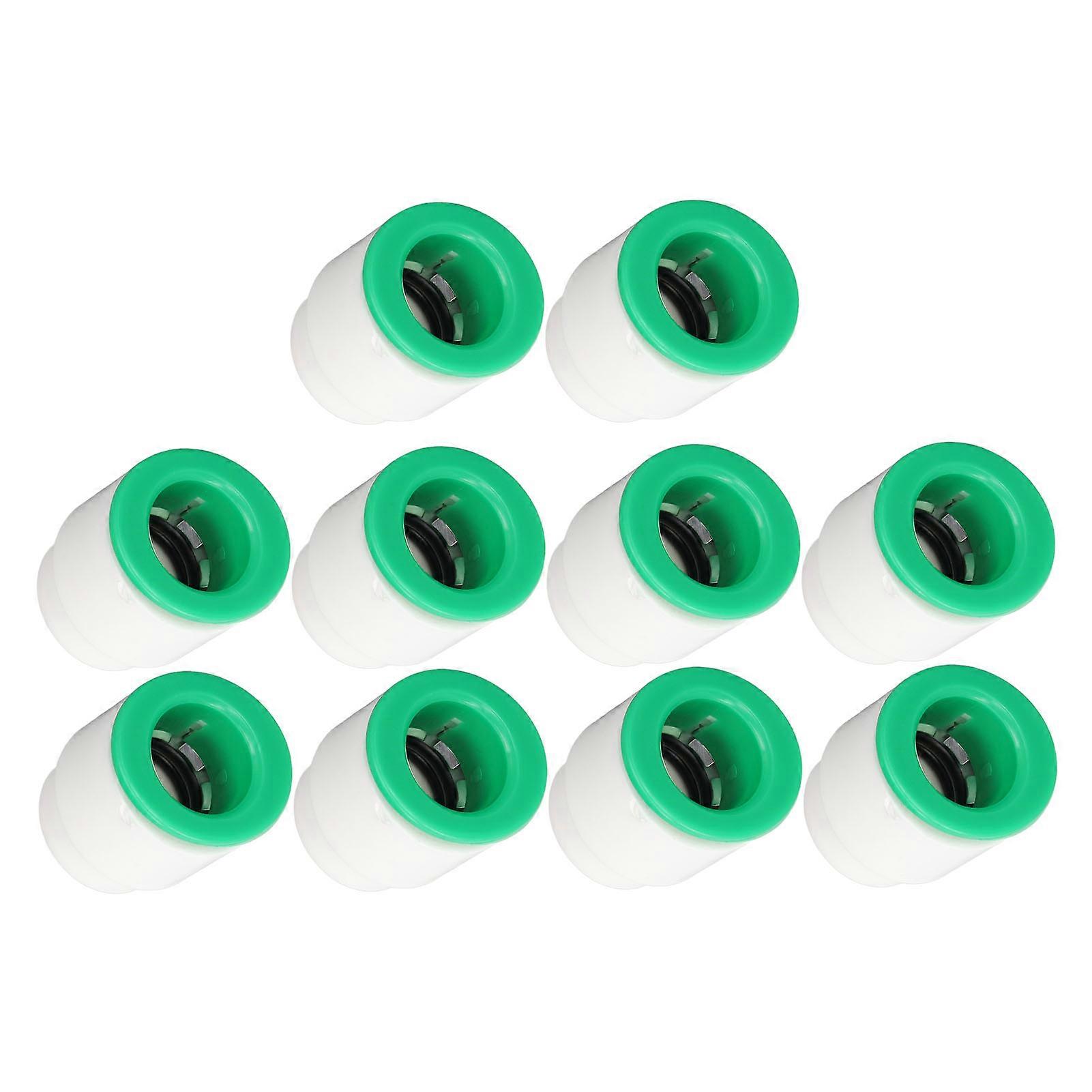 Water Pipe End Plug 10 Pcs Removable Corrosion Resistant PPR Insert for 25mm Irrigation