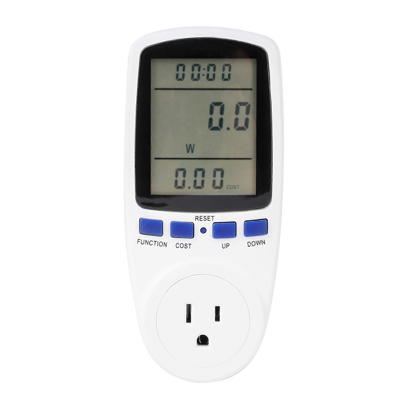 Multifunction Smart Electric Energy Metering Socket Smart Socket Power Voltage Current Meter US 110-130V