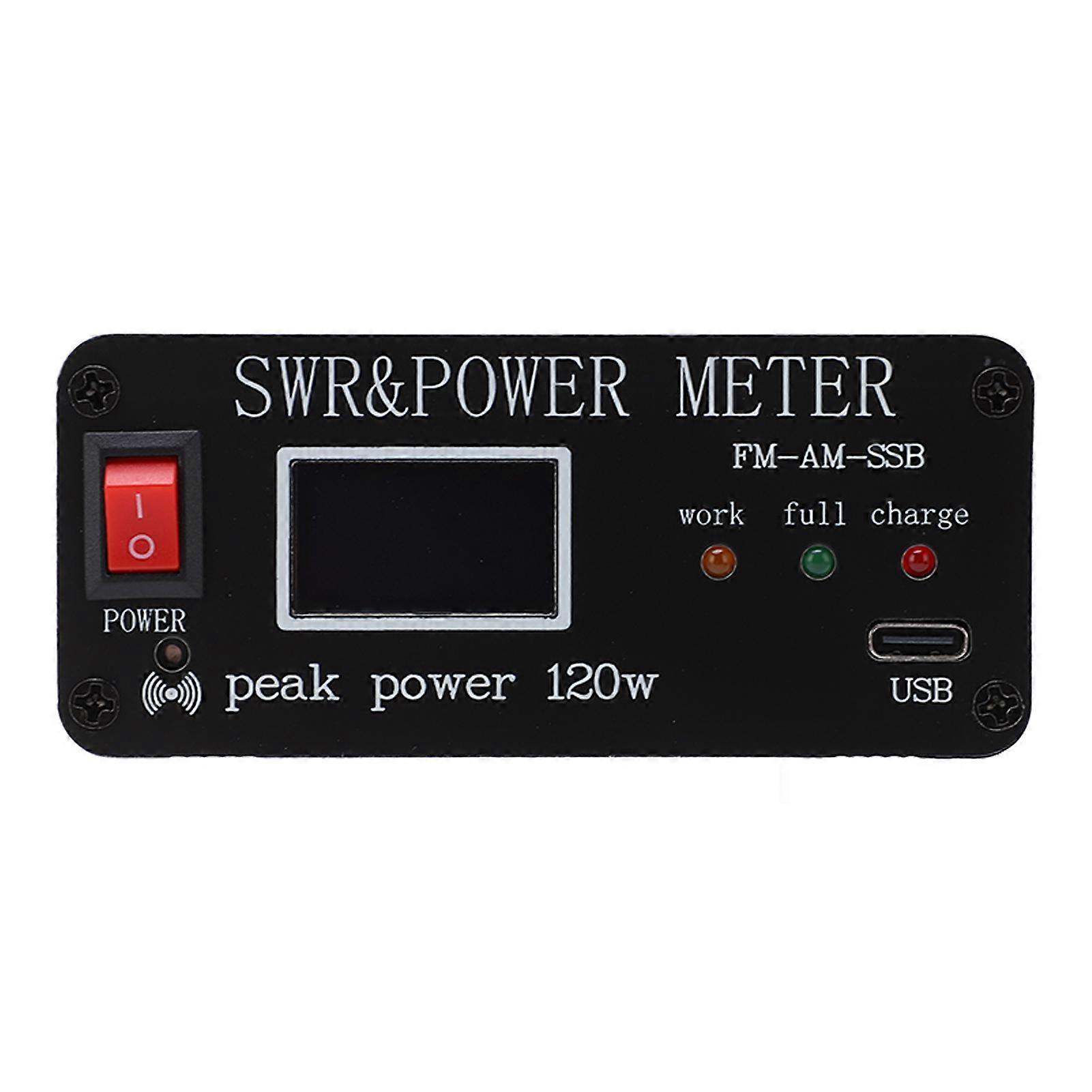 Shortwave Power Standing Wavemeter SWR and Power Meter Standing Wavemeter Aluminum Alloy
