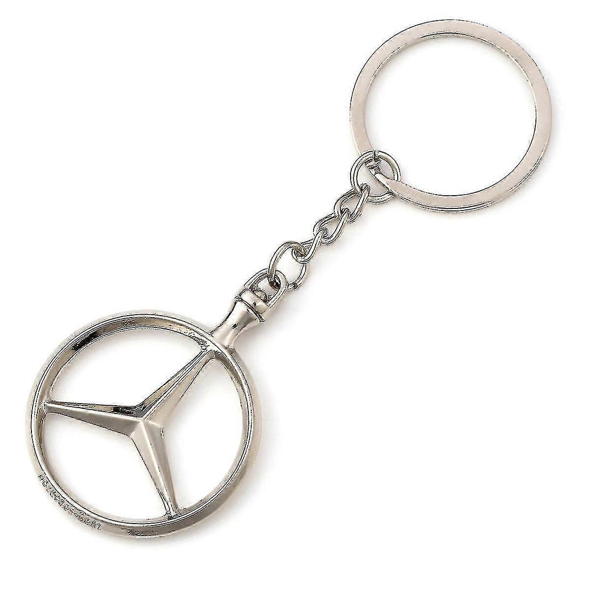 2pcs Keychains Key Ring With Mercedes Benz Logo