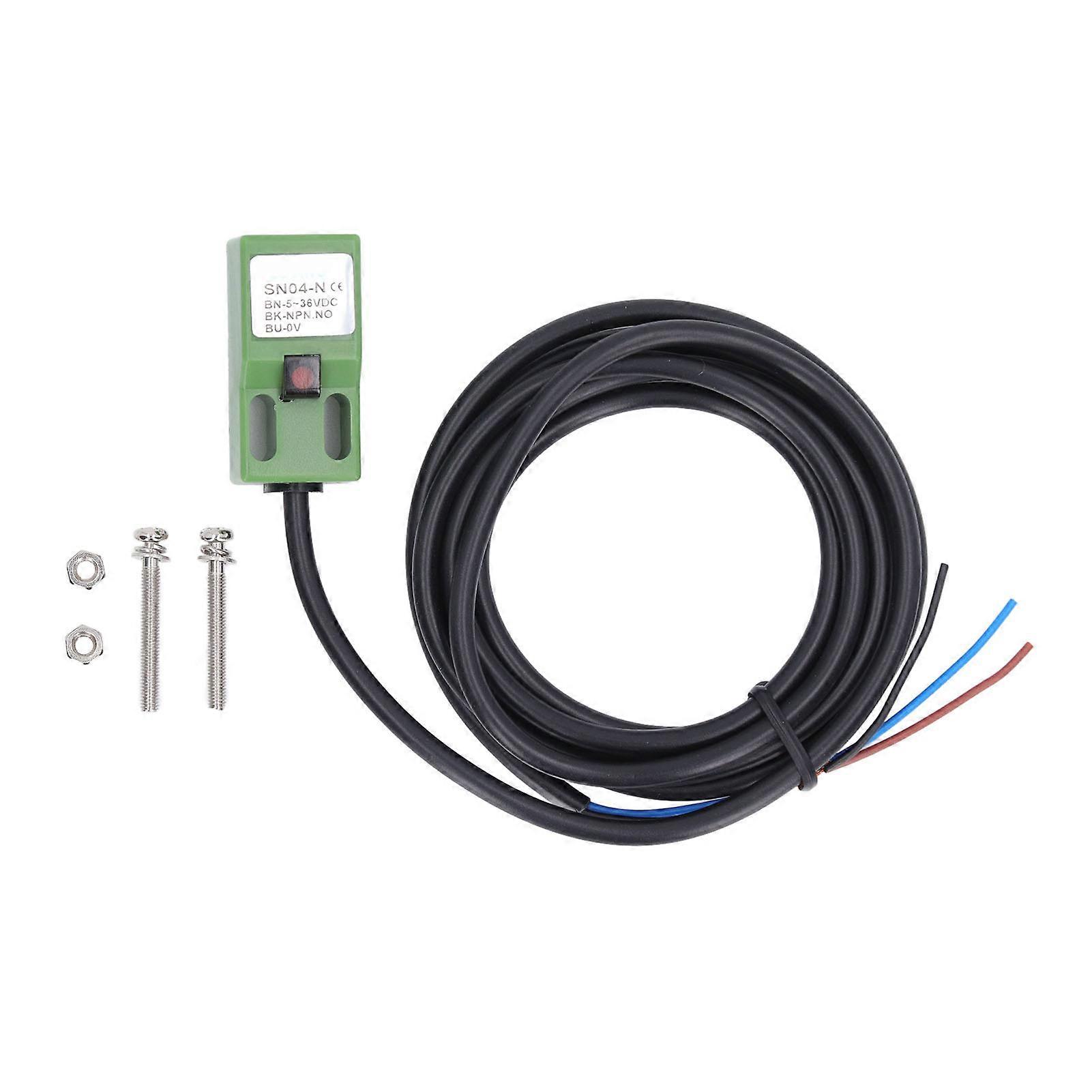 Détecteur de proximité inductif NPN, capteur d'approche, limite de détection de course, détection 4 mm, 5 à 36 V CC