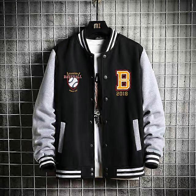 Supzoom وصول جديد رسالة الضلع الأكمام القطن شعار الموضة واحد الصدر عارضة بومبر سترة بيسبول فضفاضة معطف كارديجان