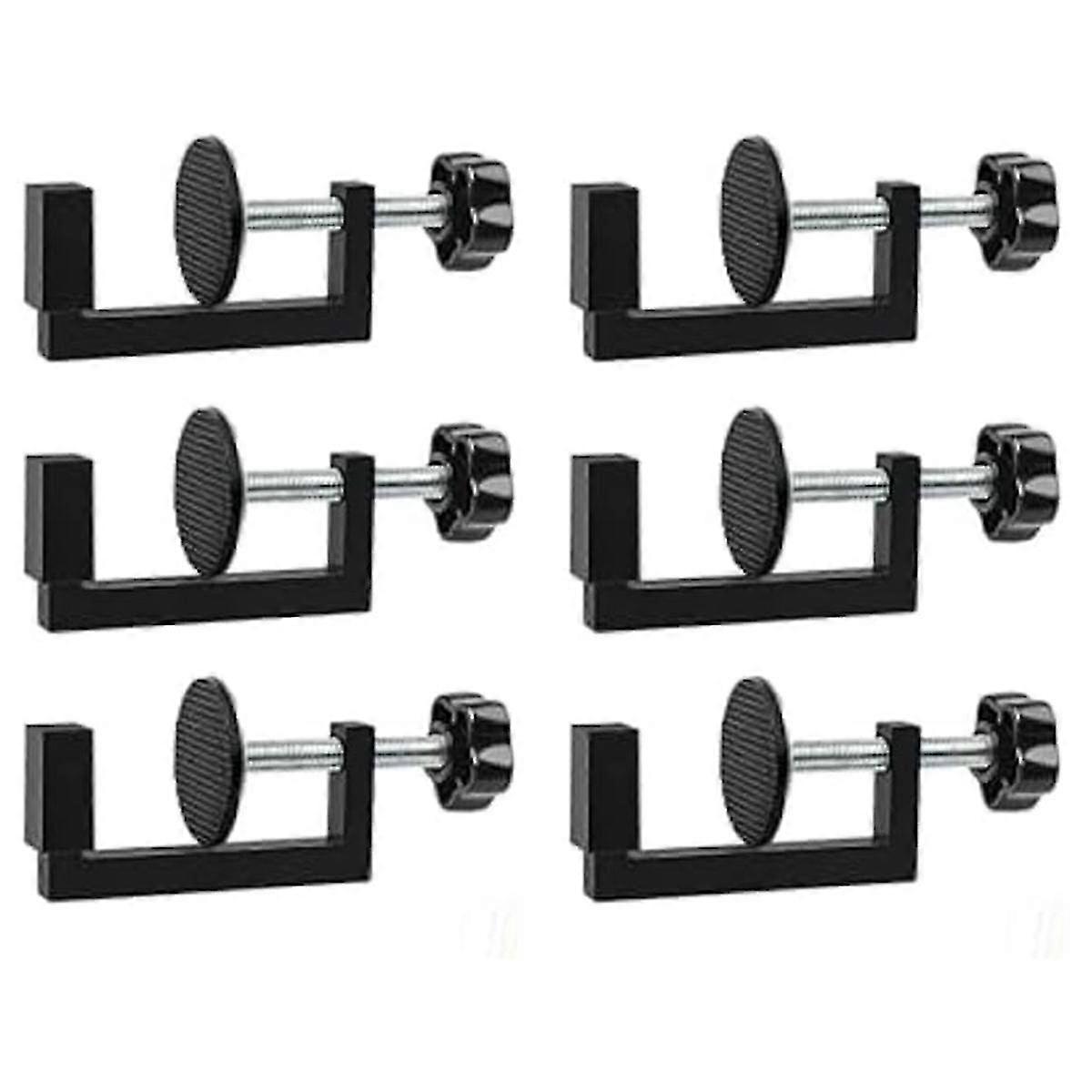 6pcs Gクリップ、調節可能なパティオ家具クリップ - 屋外ソファ籐家具クランプ - 籐クランプ籐椅子ファスナー