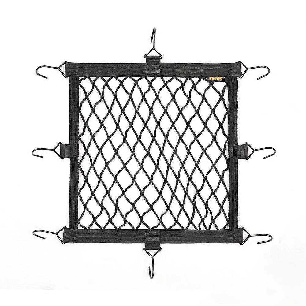 Motorcycle Helmets Elastic Net Bag Trunk Luggage Mesh Net Bag with 8 Hooks Universal Helmets Hold Storage Mesh Bag Motor Helmets Storage Accessories