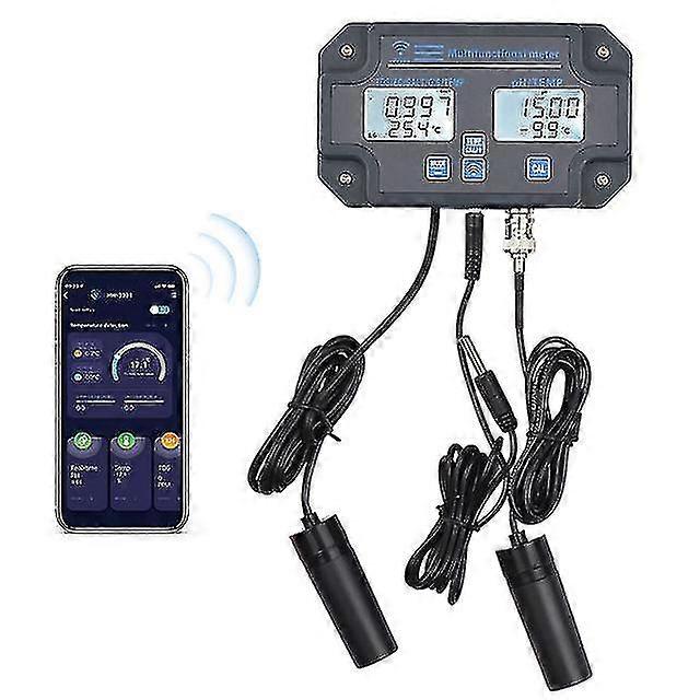 6 In 1 Digital Wifi Water Quality Tester Ph/ec/tds/salt/g.s/temp Meter Water Analyzer App Smart Control Online Remote Monitoring