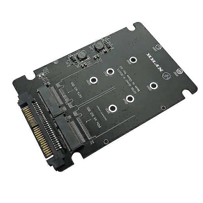 NVME Adapter Riser M.2 SSD to U.2 Adapter 2in1 M.2 NVMe + M.2 SATA NGFF SSD to PCI-e U.2 SFF-8639 Adapter PCIe M2 Converter Card