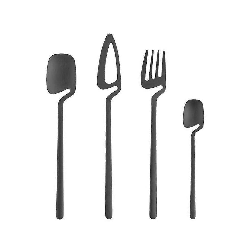 for Creative Hanging Cup Spoon Stainless Steel Flatware Dinnerware Set