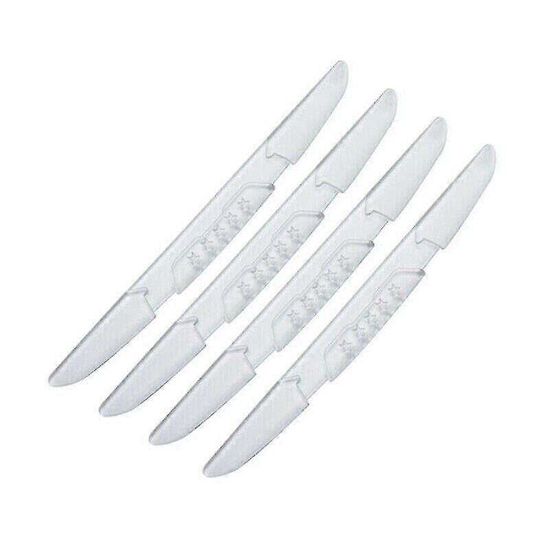 Yaju Anti-collision Strip Scratch Protector Transparent Trim Waterproof 147mm(transparent) (4pcs)