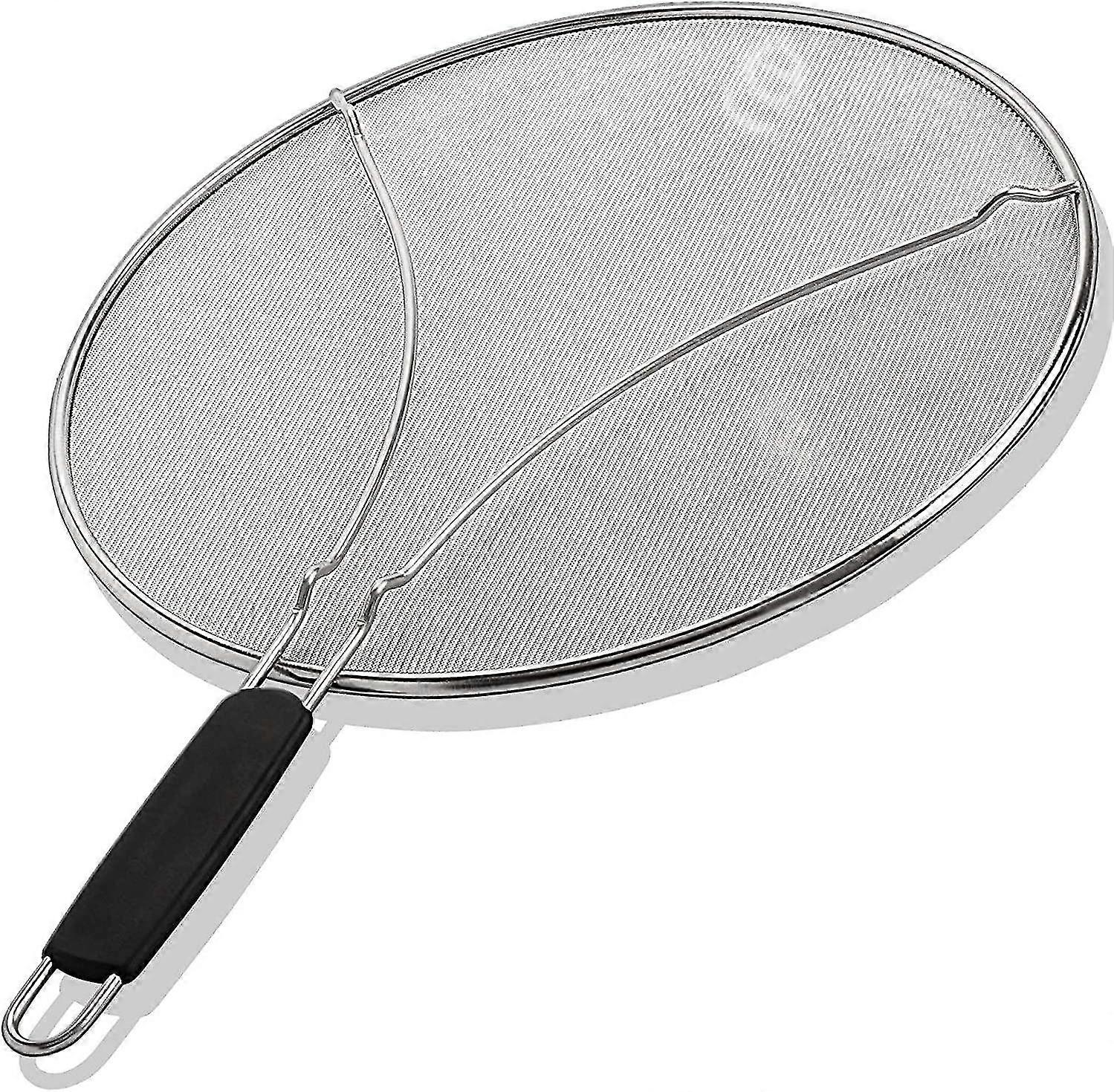 Frying Pan Grease Splash Screen-prevent 99% Of Hot Oil From Splashing-protect The Skin From Being Scalded-cooking Splash Cover-iron Frying Pan Cover T