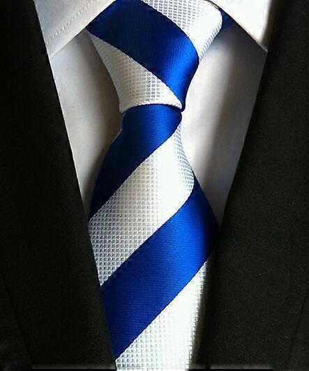 Yeni Klasik% 100 İpek Erkek Kravatları Boyun Kravatları 8 cm Ekose Çizgili Kravatlar Erkekler için Resmi İş Lüks Düğün Parti Kravatları Gravatas